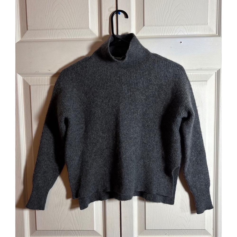 Everlane Charcoal Gray Turtleneck Sweater
